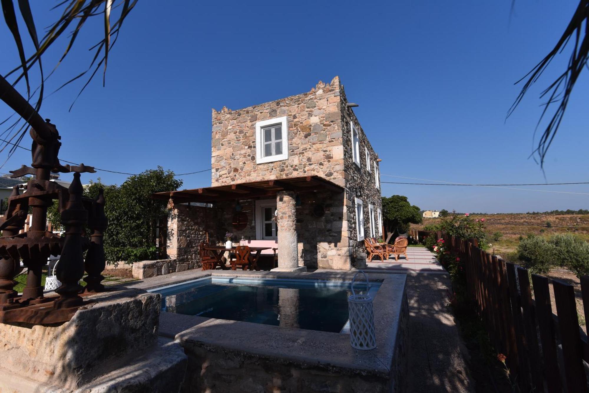 Traditional Kos Villa With Swimming Pool, Lawn Yard And Bbq Екстер'єр фото