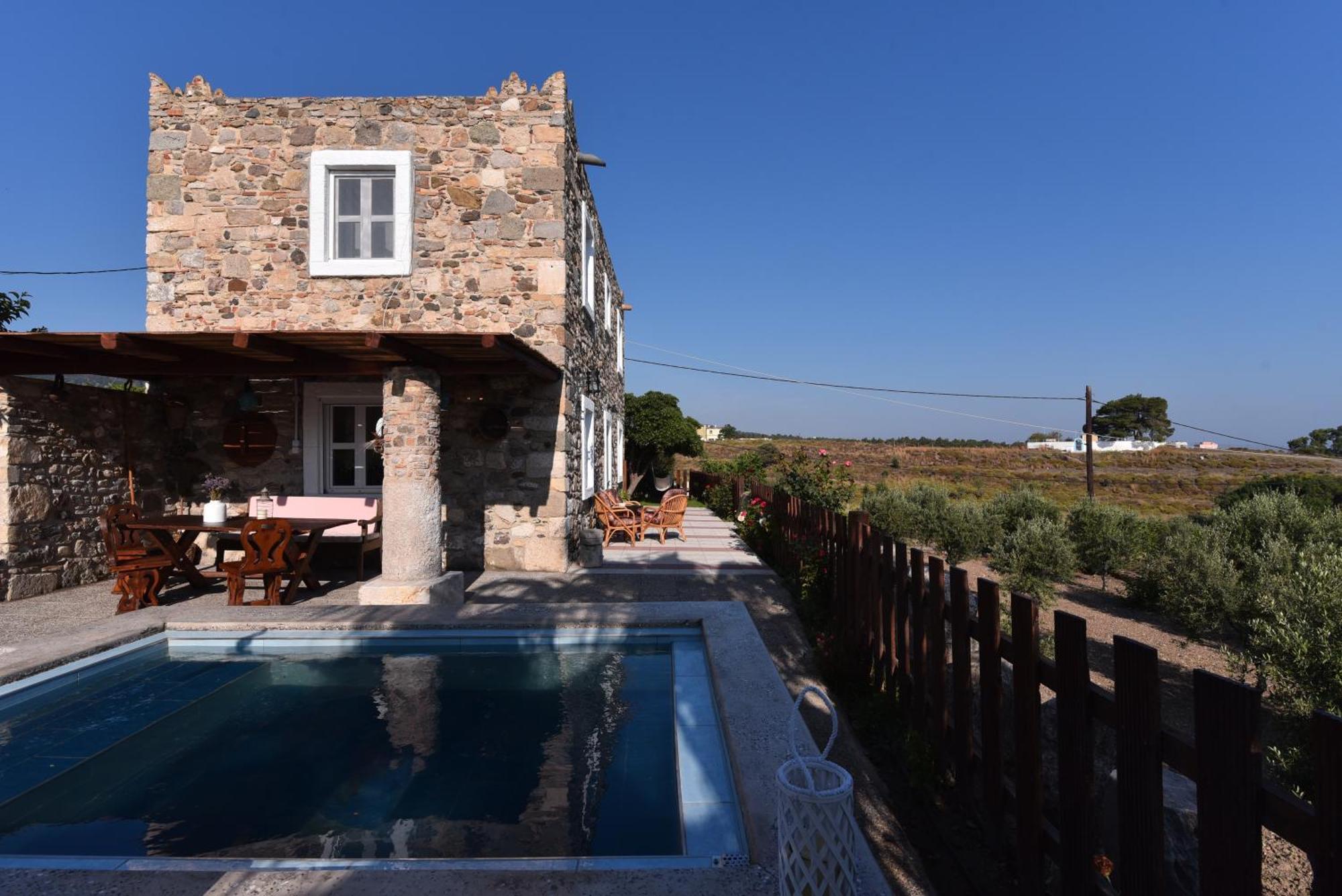 Traditional Kos Villa With Swimming Pool, Lawn Yard And Bbq Екстер'єр фото