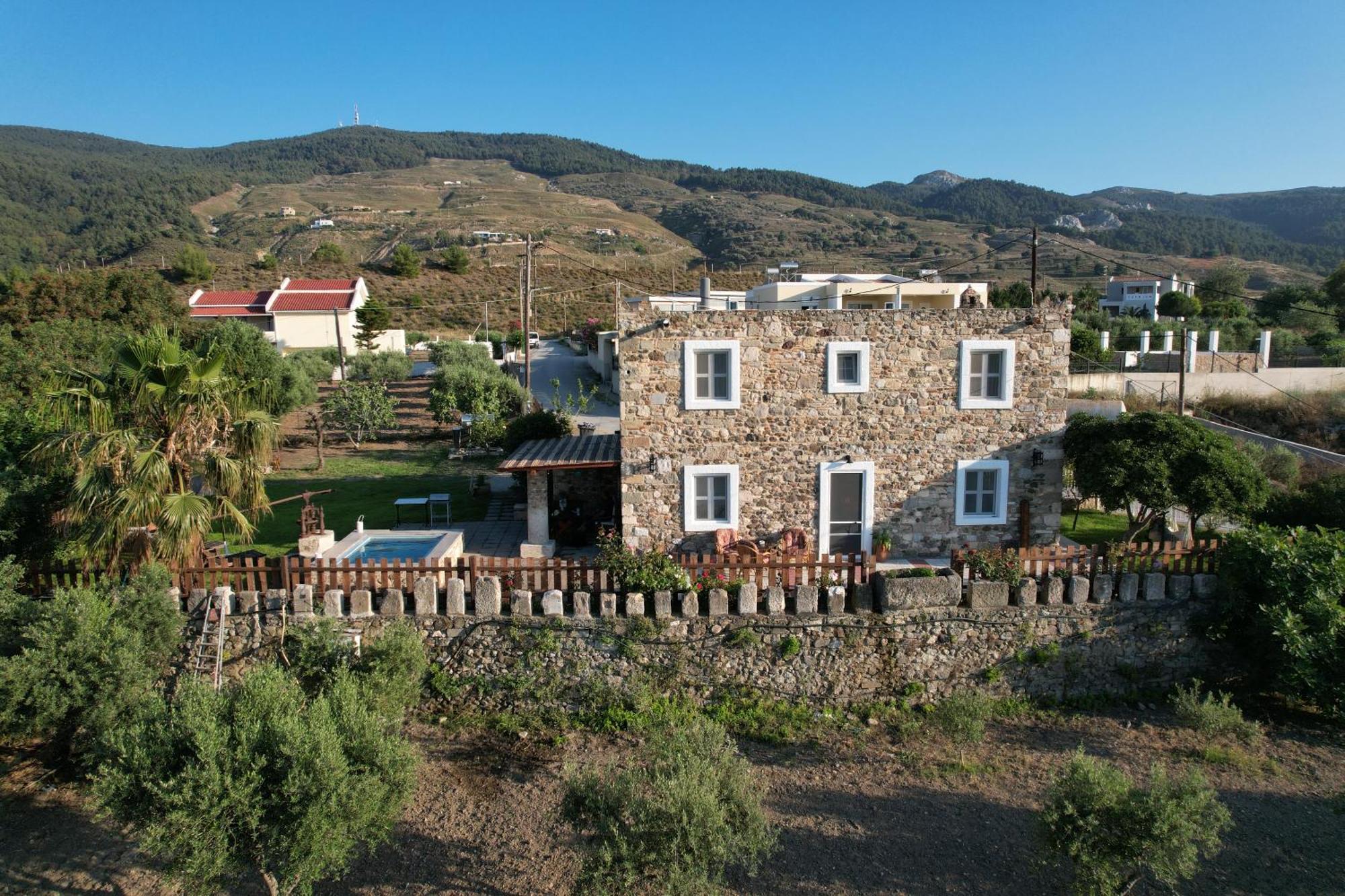 Traditional Kos Villa With Swimming Pool, Lawn Yard And Bbq Екстер'єр фото
